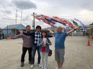 【画像】東日本大震災支援・鯉のぼりプロジェクト_みなと保育園集合写真_2019年度